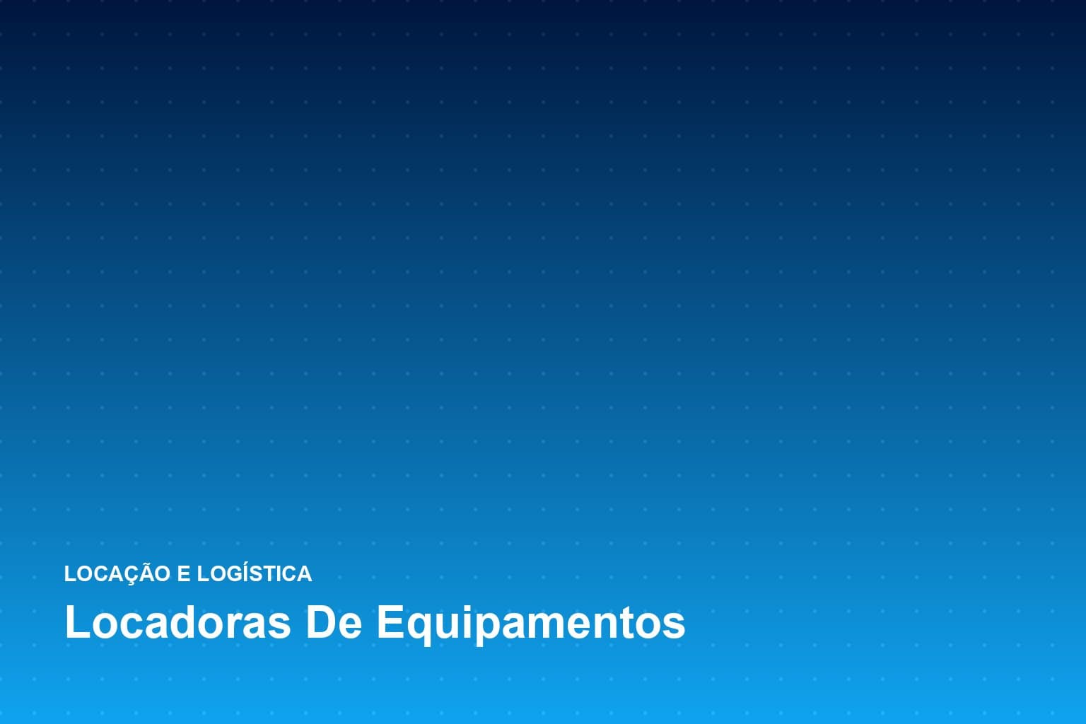 Betoneiras, andaimes e compactadores organizados no pátio de uma locadora de equipamentos
